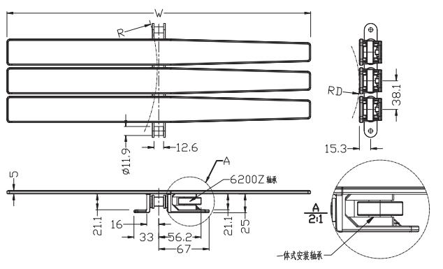 Ast1873TD-K1600 Spiral Belt