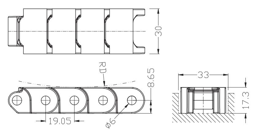 Ast60P Straight Running Belt