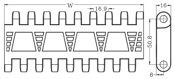 AstOPB4 Open Flush Grid