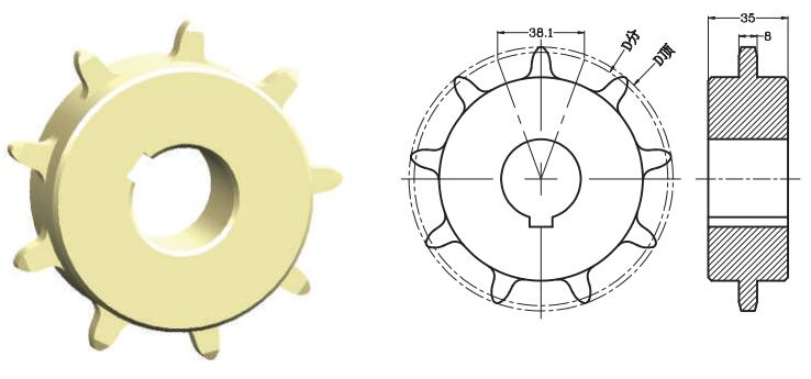 Sprocket for Series 7960