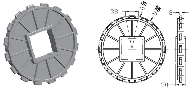 Sprocket for Ast3810