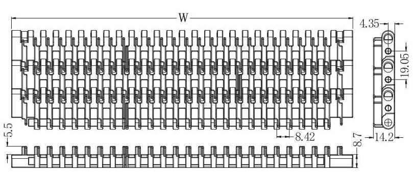 Ast8507 Raised Rib