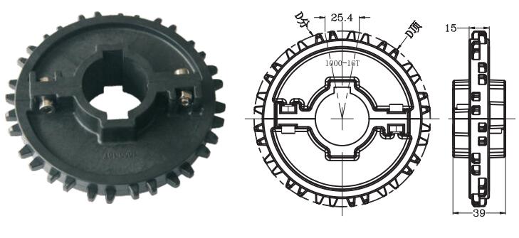 Sprocket for Series 1000 sperated