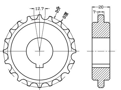 Sprocket for Ast1270